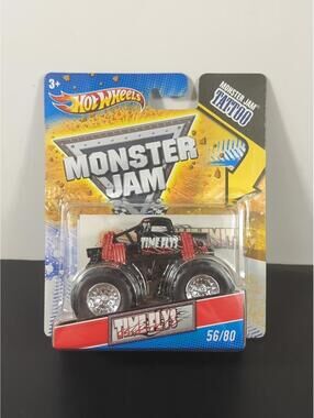 Hot Wheels Monster Jam Tattoo TIME FLYS New Mattel Trucks Tattoo